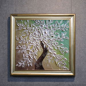 挂画幸福树图片