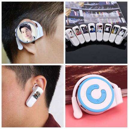 mp3耳机学生一体机挂耳式随身听p3插卡迷你听歌神器可爱mp3播放器