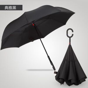 反方向 span class=h>雨伞 /span>外翻伞 向外收的伞反着打开新型创意