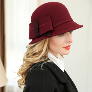 复古英伦礼帽 span class=h>圆 /span>顶 span class=h>宽檐 /span>