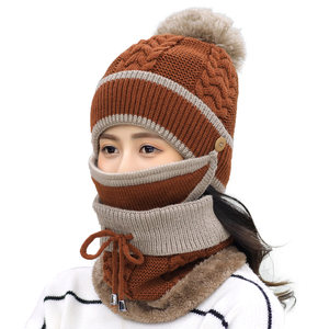滑雪帽女加厚冬季加绒图片