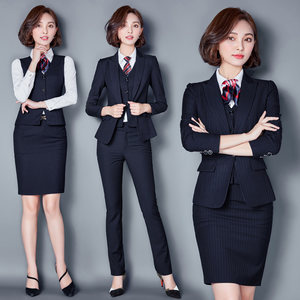 016春夏新款民生银行职业装女士西裤工作服女