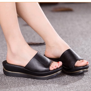 特大码女鞋凉鞋41-43真皮图片