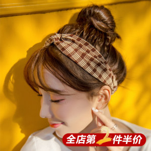 网红发带发圈韩国超仙飘带头绳小清新扎马尾皮