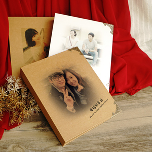 私人照片定制diy4寸6寸插页式手工相册本创意情侣纪念册礼物礼品