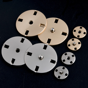 亚光金属暗扣隐形子母 span class=h>纽扣 /span>毛呢衣服圆形按扣