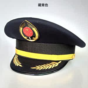 船長大蓋帽 海軍帽 海員帽 水手帽 航空帽 軍帽 演出帽制服帽子男￥ 