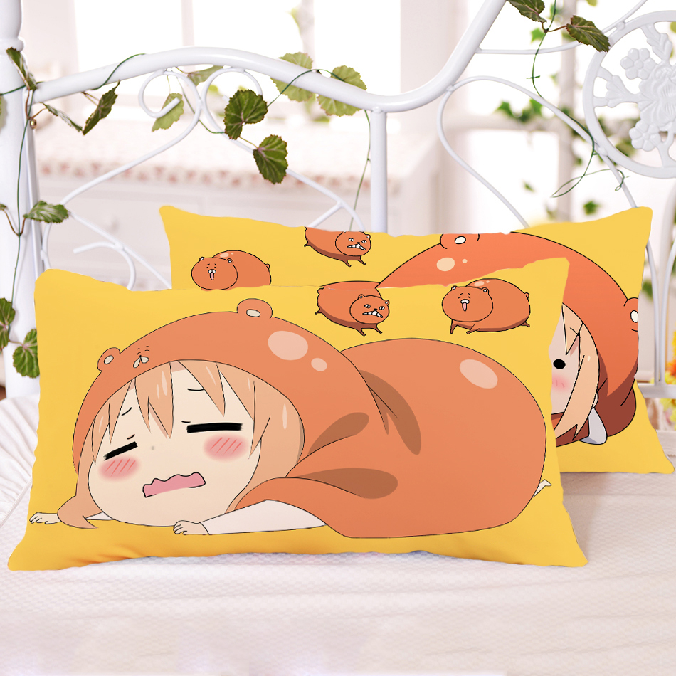 干物妹小埋动漫抱枕 土间埋长方形靠枕套靠垫小枕头 宅男动漫周边