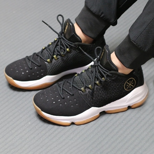 李宁篮球鞋韦德之道裂变3冬季版耐磨男鞋减震低帮运动鞋aban011