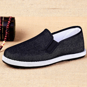 老北京布鞋马云同款男牛仔布鞋懒人传统千层底休闲鞋午塘开车 span