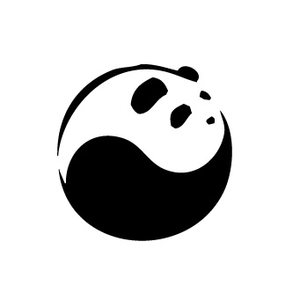 新品熊猫太极八卦 span class=h>印章 /span> 橡皮章定制 人物卡通