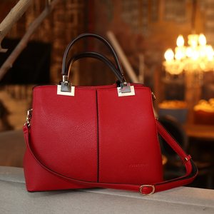 polovazom保罗维尊正品2018新款女包真皮手提包斜挎单肩商务高档