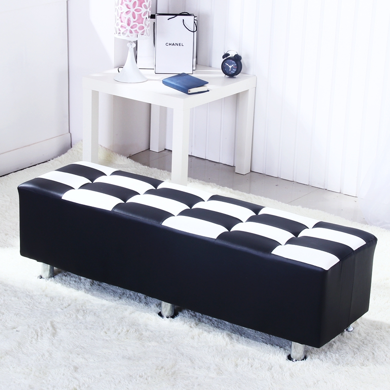现代简约换鞋凳服装店沙发创意长条沙发凳矮凳皮凳子试鞋凳长沙发