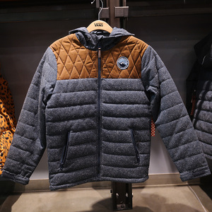 vans范斯2014冬 span class=h>男 /span>款运动休闲长袖棉衣夹克外套