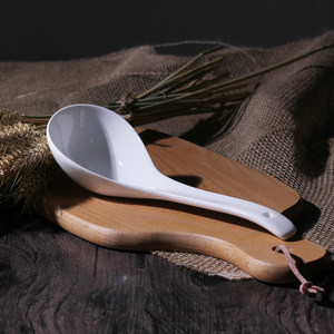 木西的厨房骨瓷调羹大汤勺 span class=h>陶瓷 /span>勺 span class=h