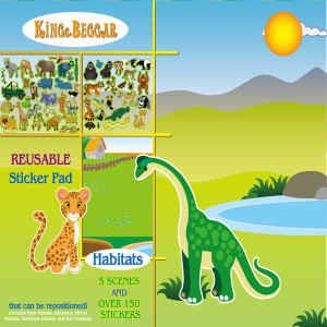 儿童静电贴纸书可重复反复贴