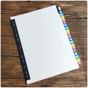 档案分类隔页纸专场