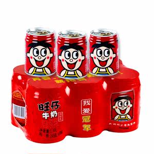旺仔牛奶 245ml*6罐 红罐原味早餐儿童奶复原乳饮料组合