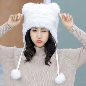 帽子护耳朵冬天图片