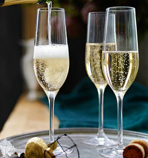 欧式香槟杯套装6只装家用高脚酒吧鸡尾酒创意个性2个一对情侣杯子