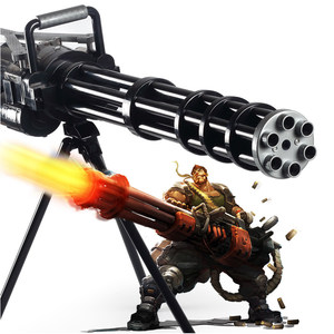 【玩具枪加特林机关枪重机枪图片】玩具枪加特