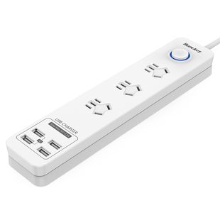 航嘉usb插座接线板插排多功能排插手机充电智能插线插座三头插销