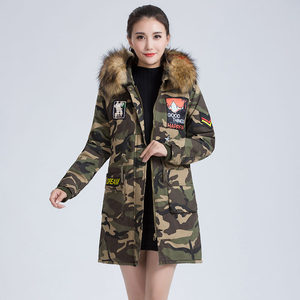 军大衣女款图片