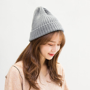 冬天针织帽子韩版女图片