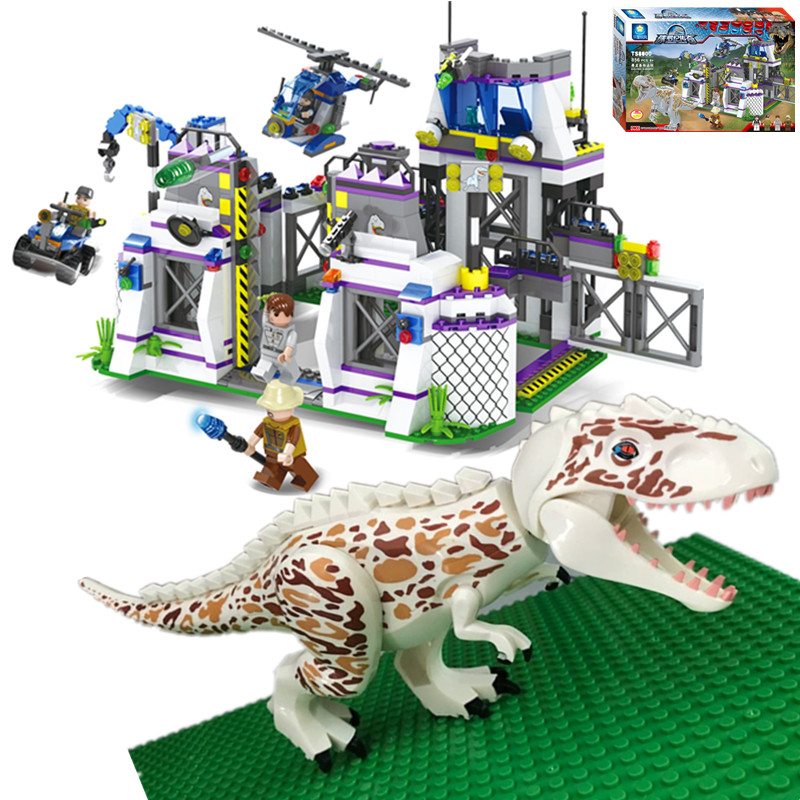 乐高积木恐龙暴龙霸王龙侏罗纪公园世界8儿童拼装拼插玩具7男孩6