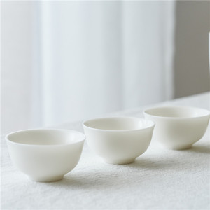 class=h>茶杯 /span>家用泡茶功夫茶具白色迷你