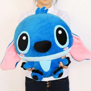 不织布暖猫diy材料包史迪仔手工布艺卡通毛绒玩偶