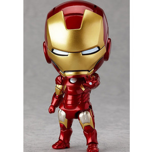 gsc美国英雄q版粘土人284复仇者联盟钢铁侠mk7可动 span class=h>公仔