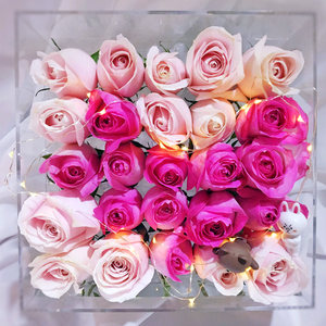 水晶鲜花礼盒专场