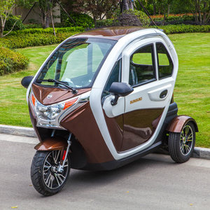 阳光铃木 新款老年人全封闭电动三轮车成人家用接送孩子电瓶车
