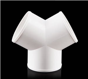 t形abs塑料三通 通风管道分支叉三通换气扇分管转接头100mm