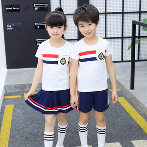 class=h>校服 /span>小學生定製實驗中大童貴族學院風班服套裝7夏款