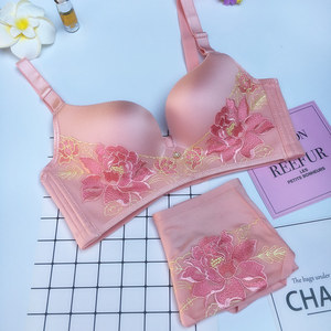 绣花内衣女刺绣无钢圈图片