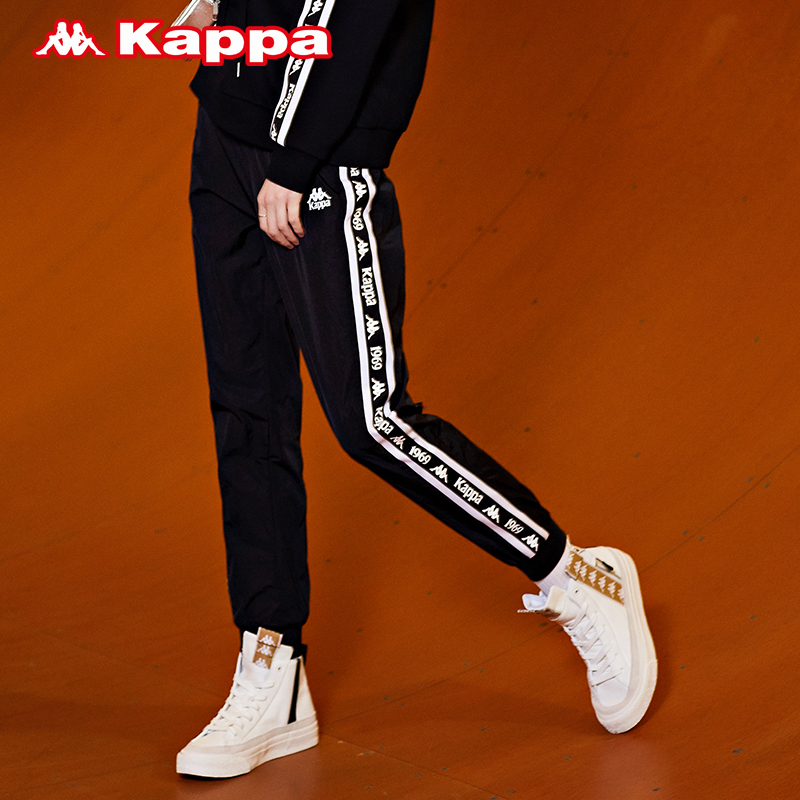 Kappa卡帕 女款串标运动长裤休闲裤卫裤 2019新款|K0922AY21D