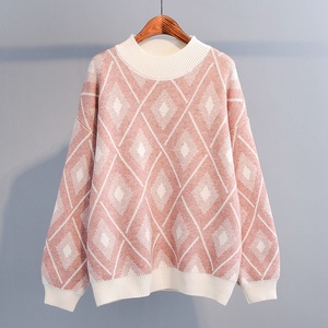 毛衣女套头小清新图片