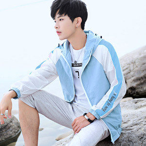 青少年防晒服男孩夏季衣服初中小学生外套大童