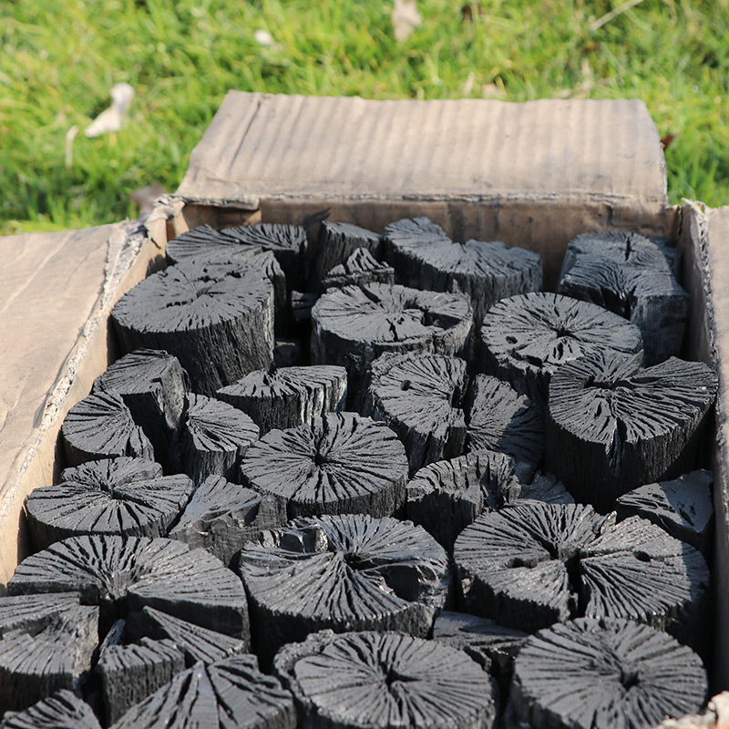 菊花炭 烧烤碳 无烟碳 易燃果木 家用炉户外 烧烤木炭 包邮