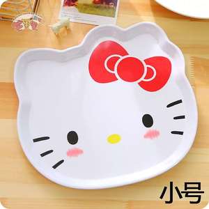 新款hello kitty果盘 可爱 span class=h>卡通 /span>盘子 造型 span