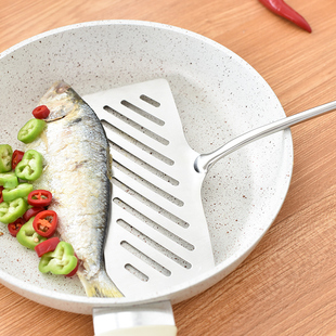 喜乐派 304不锈钢煎鱼铲厨房家用加厚煎鱼铲子翻鱼铲鱼铲煎鱼神器