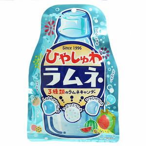 日本进口零食senjaku清凉碳酸波子 span class=h>汽水 /span>琥珀 