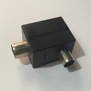 有线电视rf转接头 rf公转母 全铜90度弯式直角rf头 射频转接头