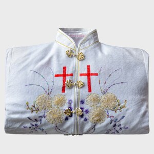 天主教基督教信主耶稣 span class=h>十字架 /span>白衣寿衣七件全套 