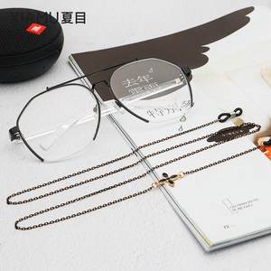 蔡徐坤眼镜链条锁骨颈链项链防滑链明星网红同