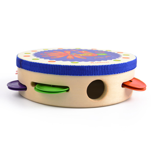 3-6岁男孩打鼓儿童打击 span class=h>乐器 /span>手摇铃鼓幼儿园老师