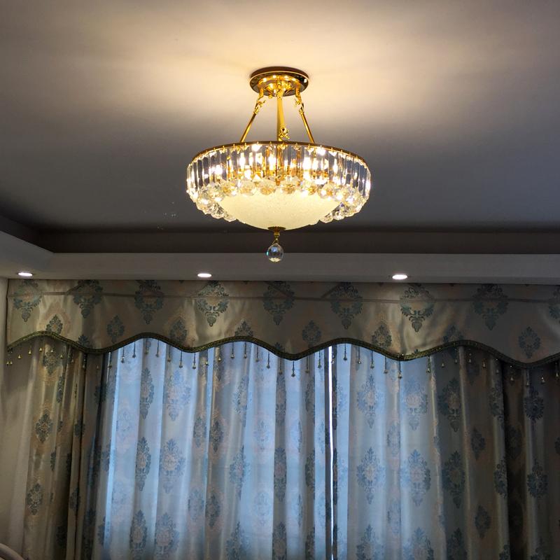 欧普照明官方雷士格灯堡欧式水晶吊灯 客厅创意吊灯led简约餐厅吊