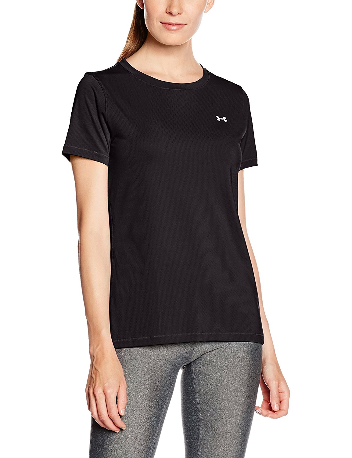 现货美版正品under armour安德玛ua女子训练运动短袖t恤-1285637